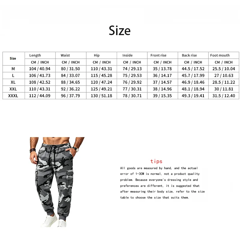 2026 Europäische Camouflage-Fleece-gefütterte Arbeitshose Outdoor Camouflage Trendige Hip-Hop Lose Pendlerhose für Herren – Detail 25
