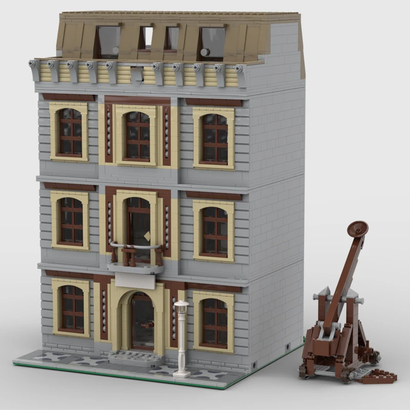 

3059 шт. MOC средневековая выставка модульные здания строительные блоки Рождественский подарок сложный сборочный проект DIY для навыков