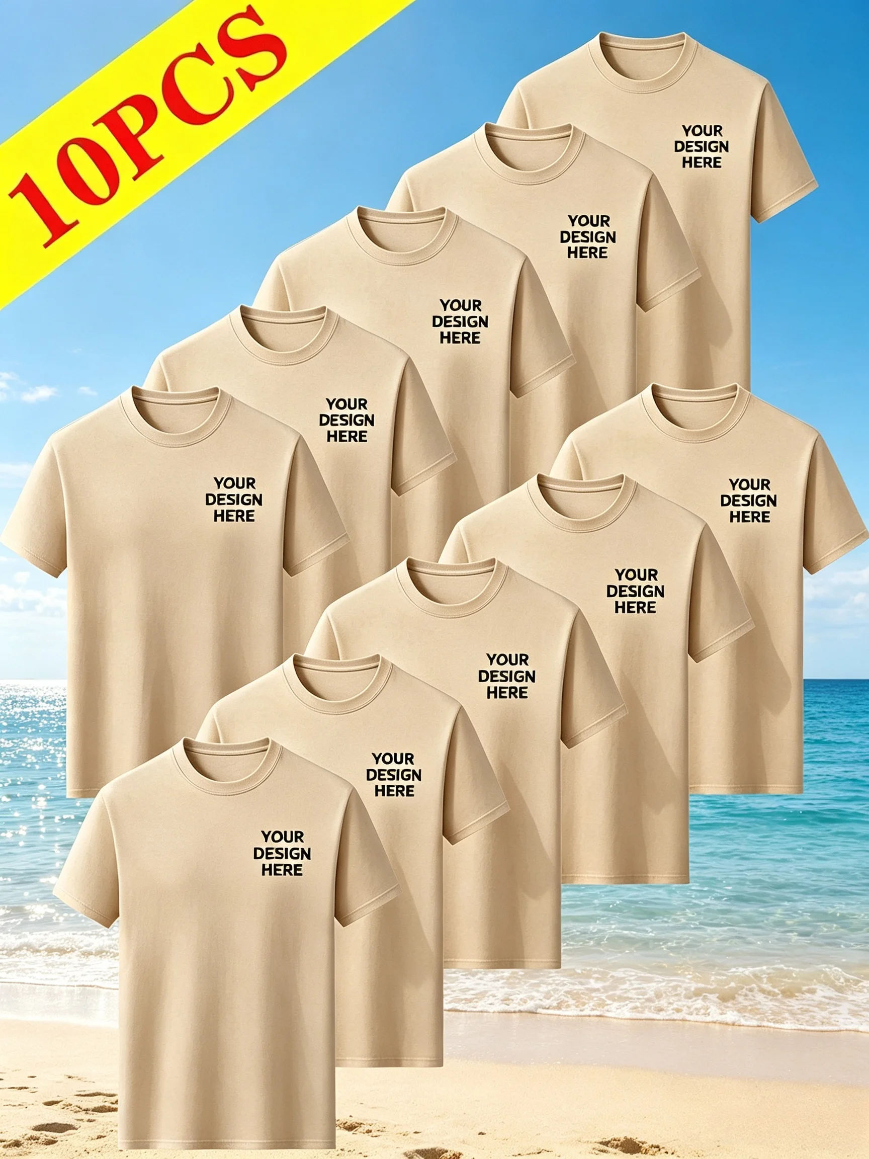 [Custom-made] Set of 10, Left Chest Customized, Mesh Quick-dry, Suitable for Corporate Team Building, Individuals, Service Perso