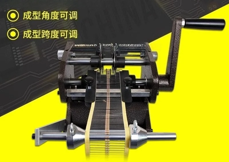 Hand braided tape resistance forming machine U-type F-type, fully automatic foot cutting