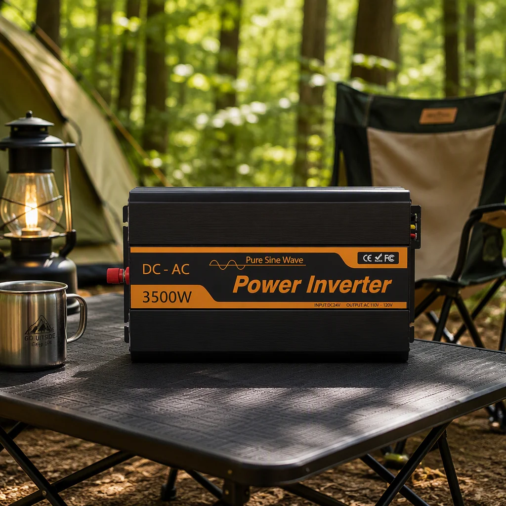 PowMr US In Stock 3 Days Fast Shipping 3.5KW 24V Mppt Off Grid Inverter ACDC Built-in USB Port Pure Sine Wave Solar Inverter