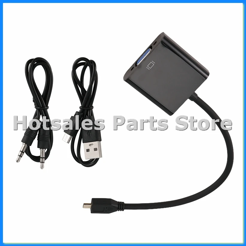 

Кабель-адаптер Micro-VGA Видеоконвертер 1080P с аудиоразъемом USB-кабель питания для камеры-FS