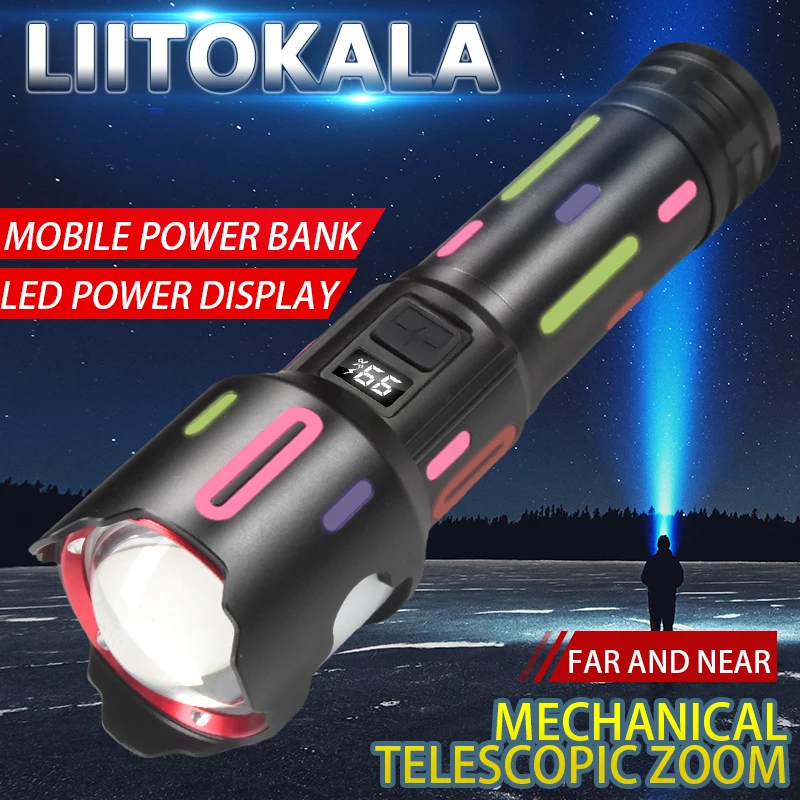 

Liitokala LF-2405 18650/21700/26650 аккумулятор Фонарик