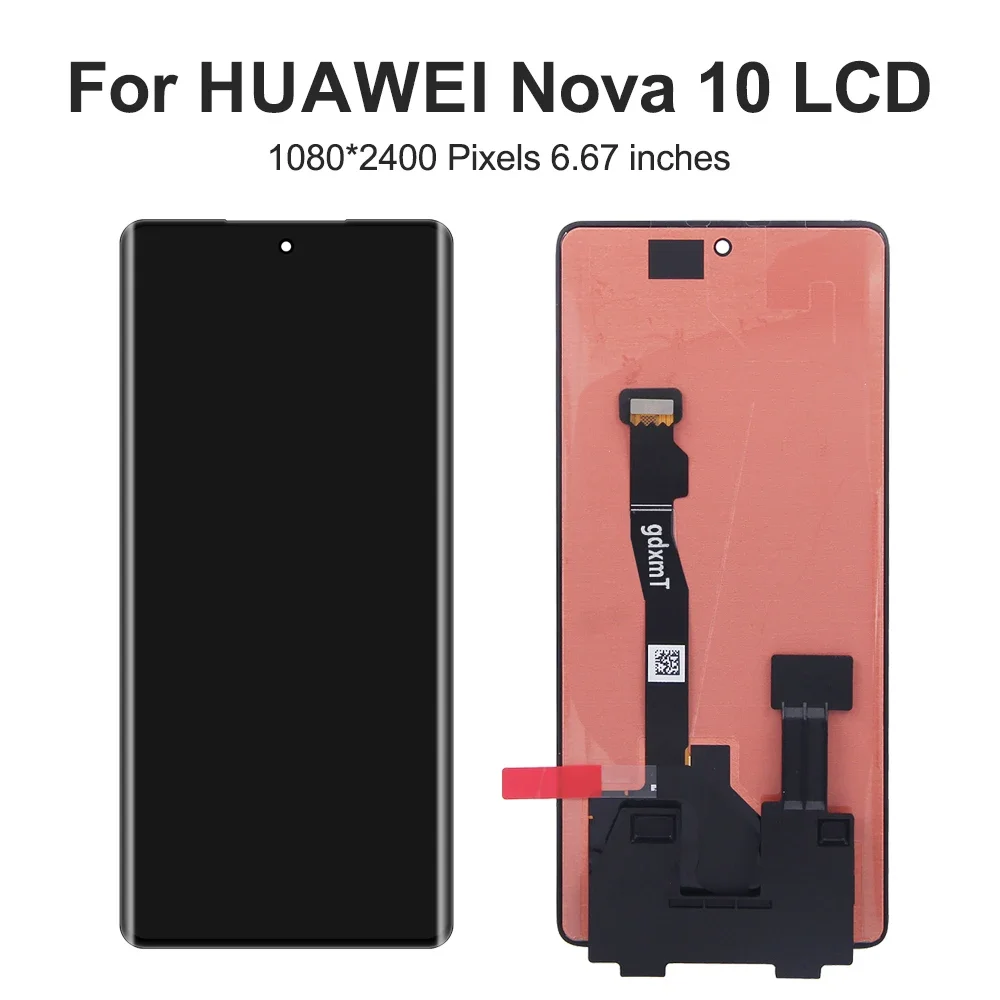 For HUAWEI Nova 10 For nova10 6.67''NCO-AL00 NCO-LX1 NCO-LX3 LCD Display Touch Screen Digitizer Assembly Replacement