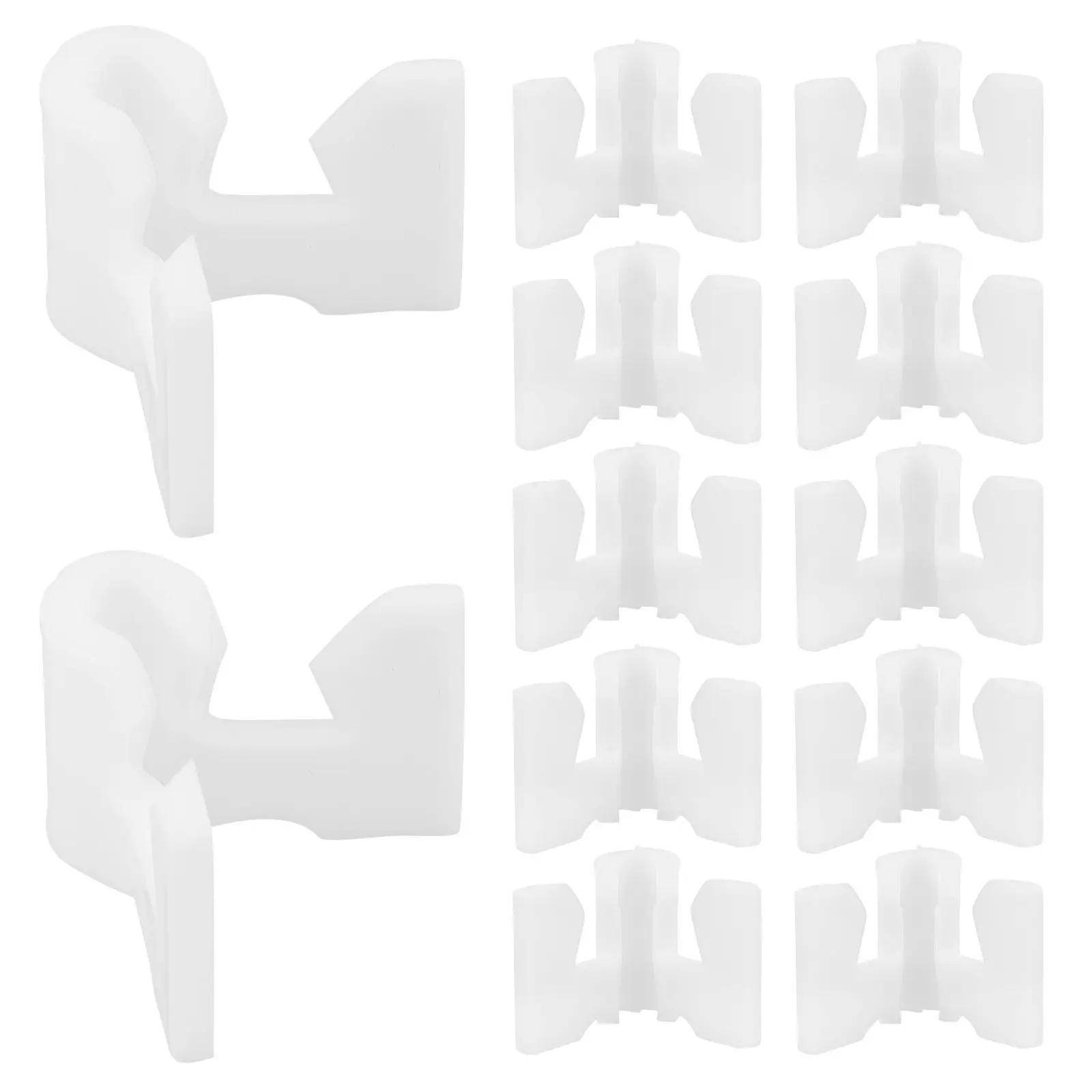 40Pcs DIY Organizer Pipe Fittings Rack Brackets Shoe Shelf Replacement Parts Wardrobe Pipe Connector Wire Shelving Hardware
