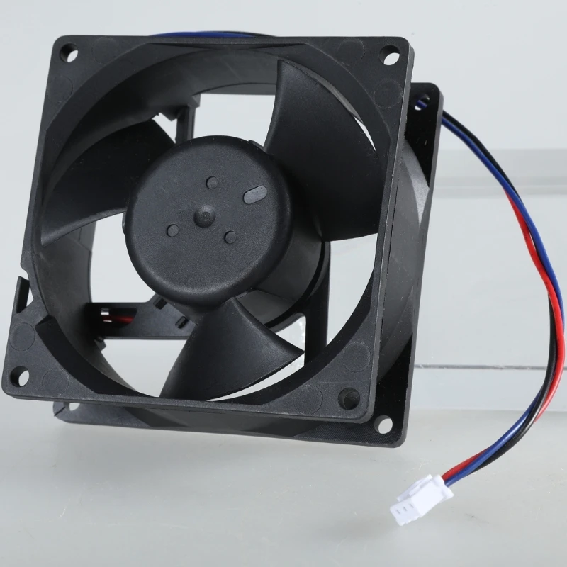 Computer Radiator Fan 80x80mm 5000RPM DC24V Fast Cooling Fan With Alert Function Dropship