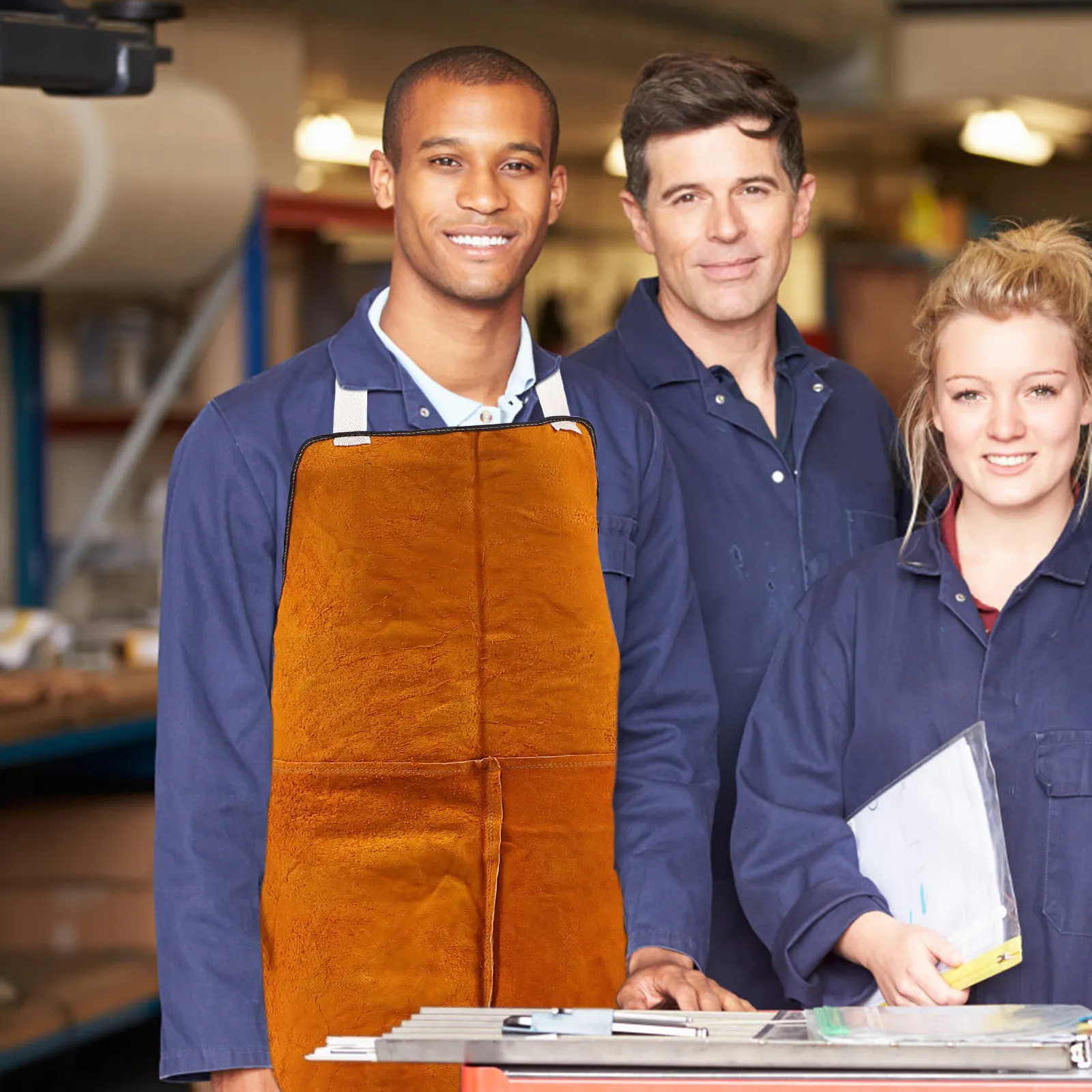 

1 шт. Электросварочный фартук из толстой воловьей кожи, термостойкий, огнезащитный, для сварщиков, плотников, использования в гаражах и мастерских