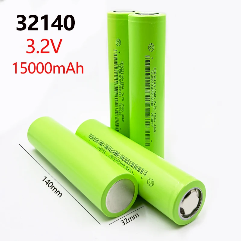 

3,2 В 15 Ач 32140 LiFePO4 аккумулятор 15000 мАч DIY 12 В 24 В мощный электрический экскурсионный автомобиль гольф автомобиль электрический инструмент аккумулятор