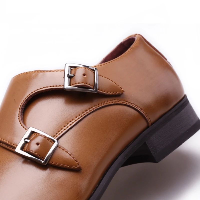 Dress Shoes for Men Black Square Toe Men Party Wedding Shoes Luxury High Quality Business Casual Men Shoes Elegant Oxfords 39-48 - Image 6