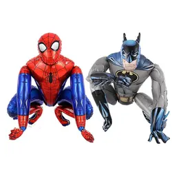 3D montowany balon z pajęczykiem 1 szt. Superbohater Spider-Man z motywem dziecięcej dekoracje urodzinowe Baby Shower dekoracja w tle