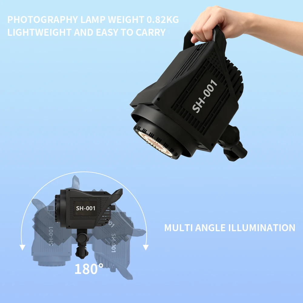 

SH 90W Photography LED Video Light Daylight-Balanced Sun Lamp for Softbox Lighting Portrait Flash Studio Accessories