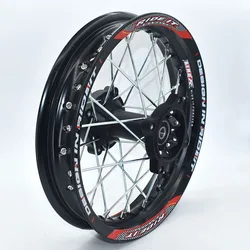 Dirt bike Black 12mm or 15mm Axle 1.85x12