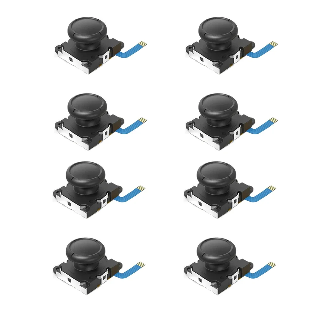 8PCS 3D Analog Joystick Replacement for Nintendo Switch/OLED/Lite JoyCon Thumb Stick Controller Repair Parts Accessory