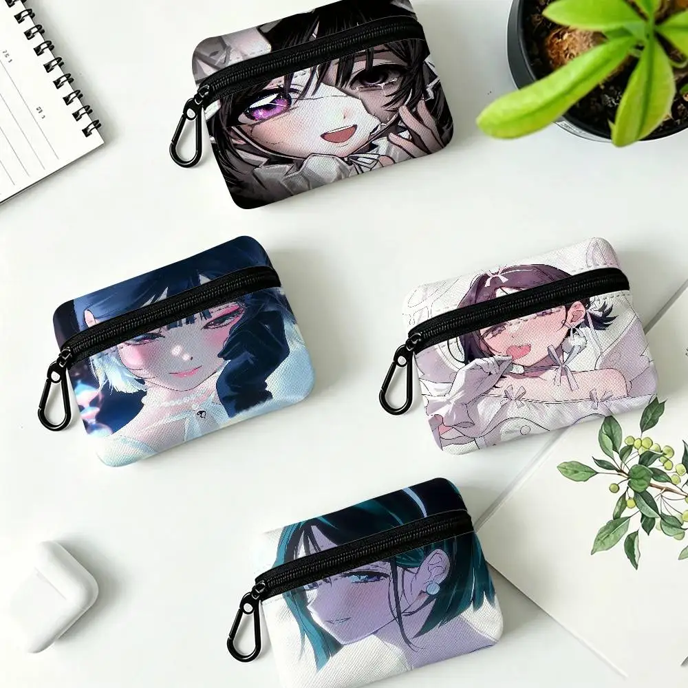 A-Alien-Stage Dramatic-Sci-Fi Wear-resistant Oxford Cloth Coin Purse Portable Backpack Hanging Card Storage Bag