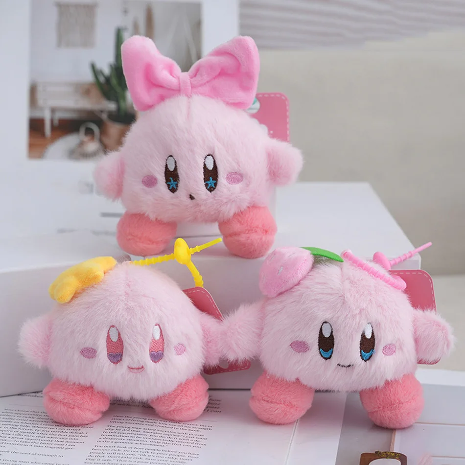 Colgante de peluche de alta calidad de Star Kirby, llavero, colgante para mochila. corazón de niña, suave y tierno, exclusivo, regalo para novia