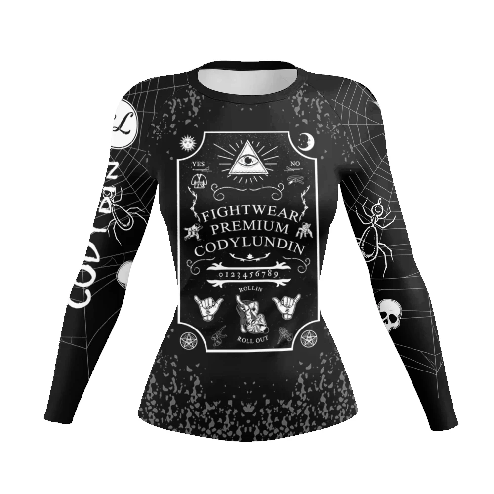 Cody Lundin Quick Dry Long Sleeve Rashguard Women UV Protection T-shirts 3D Custom Print Bodybuilding Kickboxing Running Jersey