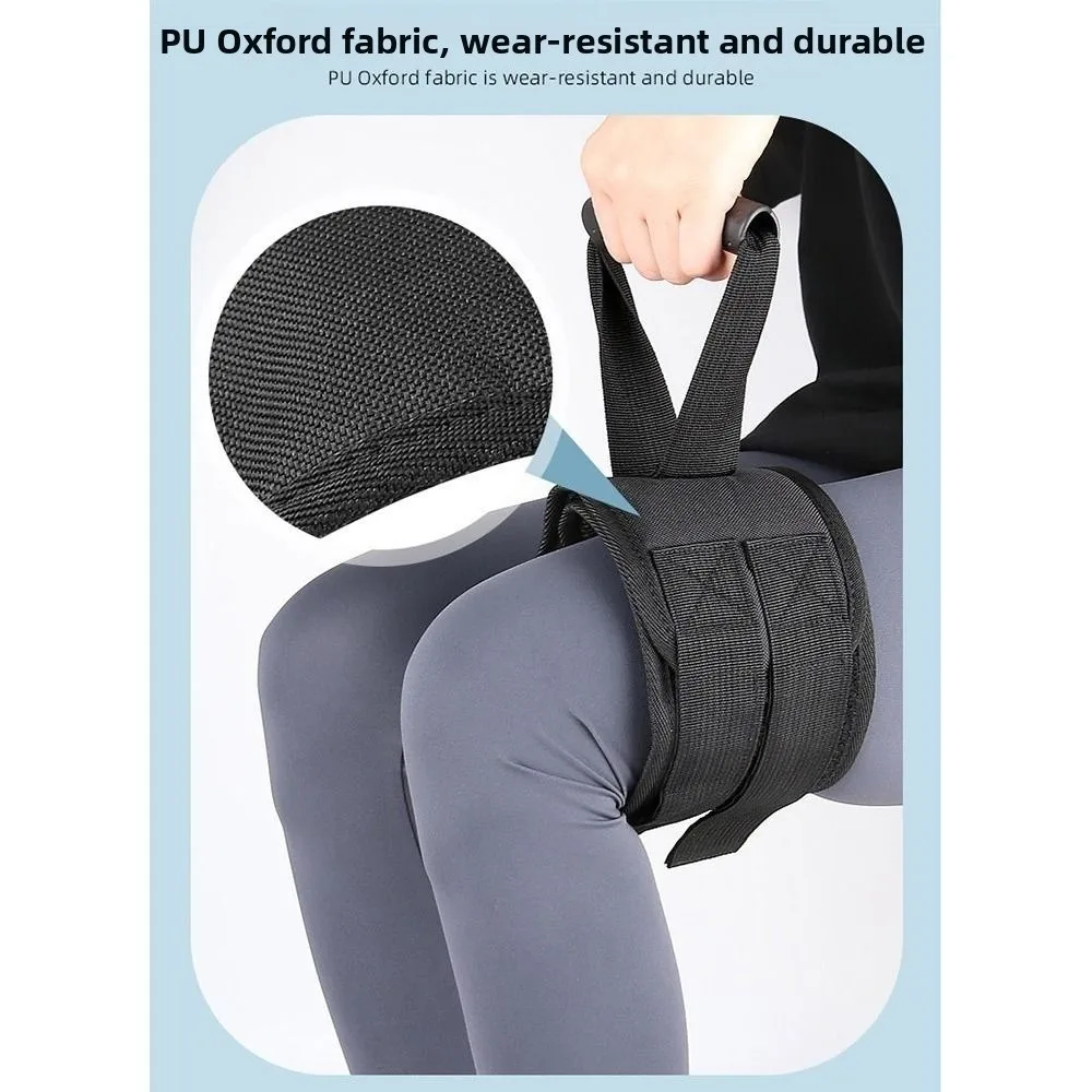 Soft Handle Leg Lifter Strap Adjustable Ergonomic Pull Up Assistance Belt Breathable Comfortable Support Leg Assist Aid