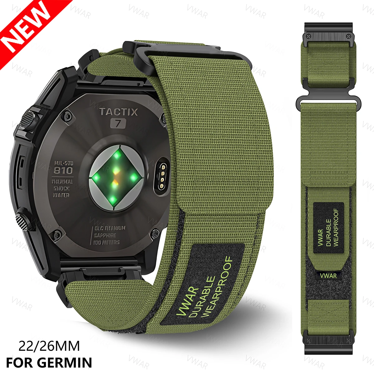 

Магнитный силиконовый ремешок QuickFit 22 мм 26 мм для Garmin Fenix 8 51 мм E 47 мм 7 7X Pro 6 6X 5X/venu/Tactix/MARQ/965 ремешок для часов