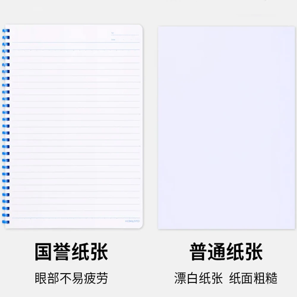 3 books Japan KOKUYO Notebook A5/B5 Soft Coil Notebook Not Easy To Break Hands Diary Learning Office Stationery Monthly Planner