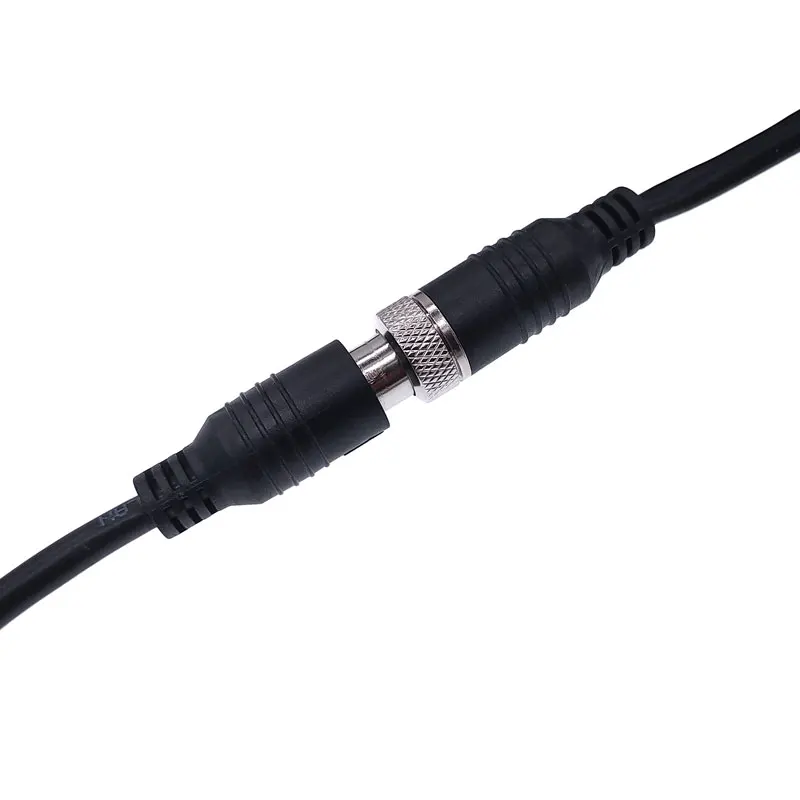 2pin 3pin 4pin 2m GX12 cable connectors waterproof joint extension cable plug male and female M12 5pin 6pin black image 5
