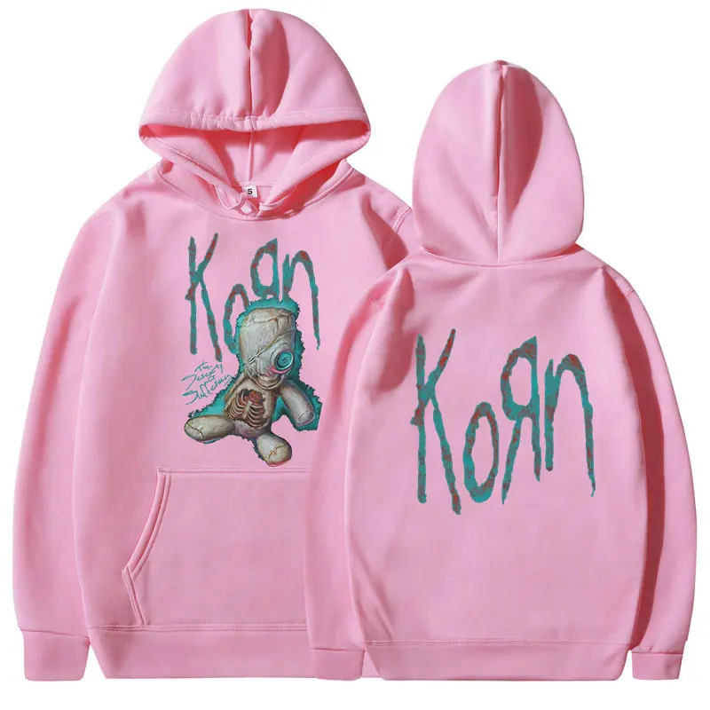 Korn Issues Rock Band Music Album Hoodie Men\'s Vintage Metal Gothic Oversized Hoodie Streetwear Hip Hop Punk Hooded Sweatshirt