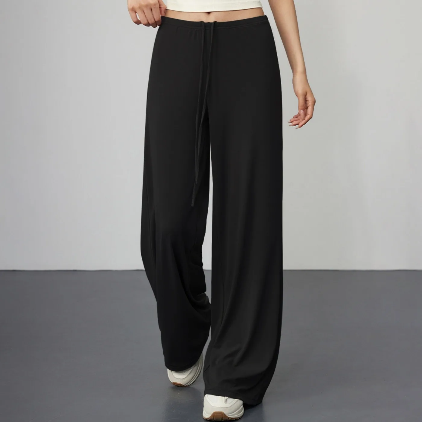 

Спортивные брюки для фитнеса унисекс: свободные, для йоги, пилатеса, тренировок, быстросохнущие, повседневные, широкие штанины