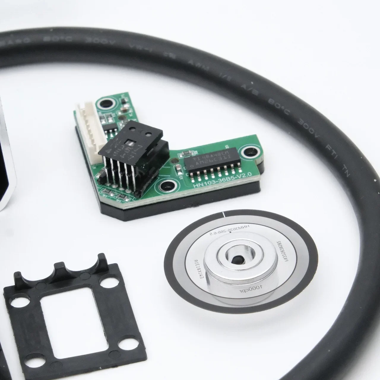 1000PPR ABZ 3-Phase Encoder Module For 42mm Industrial Step Servo Motor Film Code Plate HN103-36B-5 5mm Hole