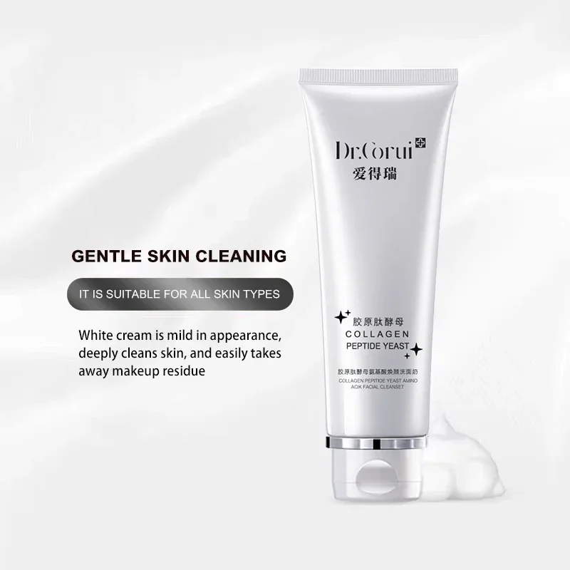 

Collagen Peptide Amino Acid Facial Cleanser Deep Clean Remove Grease Improve Oily Face Wash Cream Remove Blackhead Cleanser