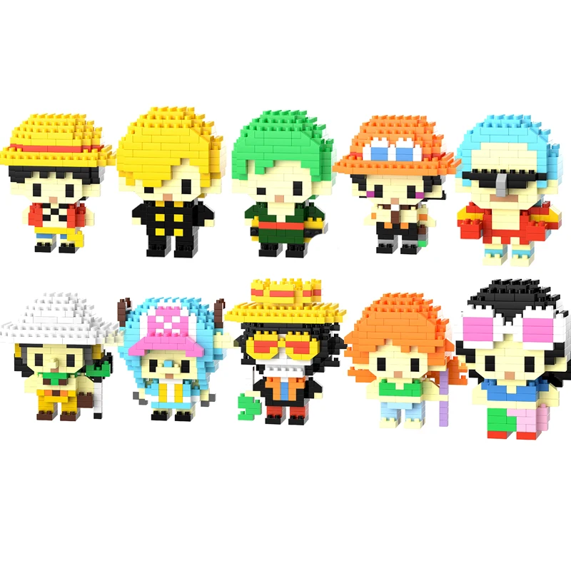 قطعة واحدة لوفي الشكل الجمعية اللعب أنيمي زورو نامي المروحية نموذج شخصية اللعب الكرتون سطح المكتب الحلي تمثال الديكور #1