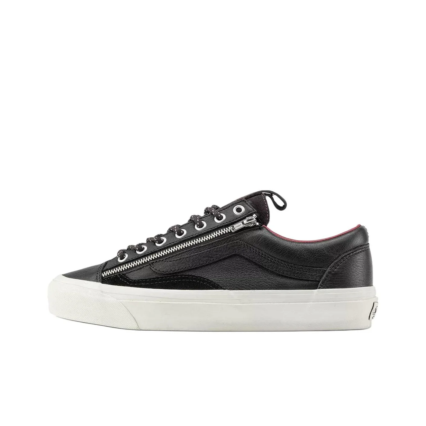 POIZON Vans Old Skool 36 Tênis de skate de cano baixo unissex preto