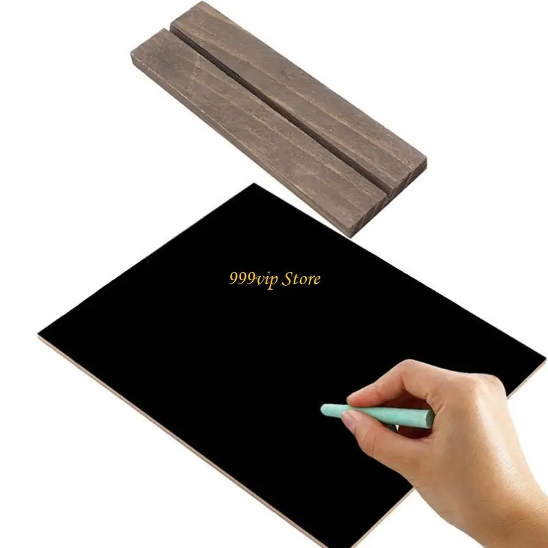 C90C Small Blackboard Sign with Stand Message Board Table Number Sign