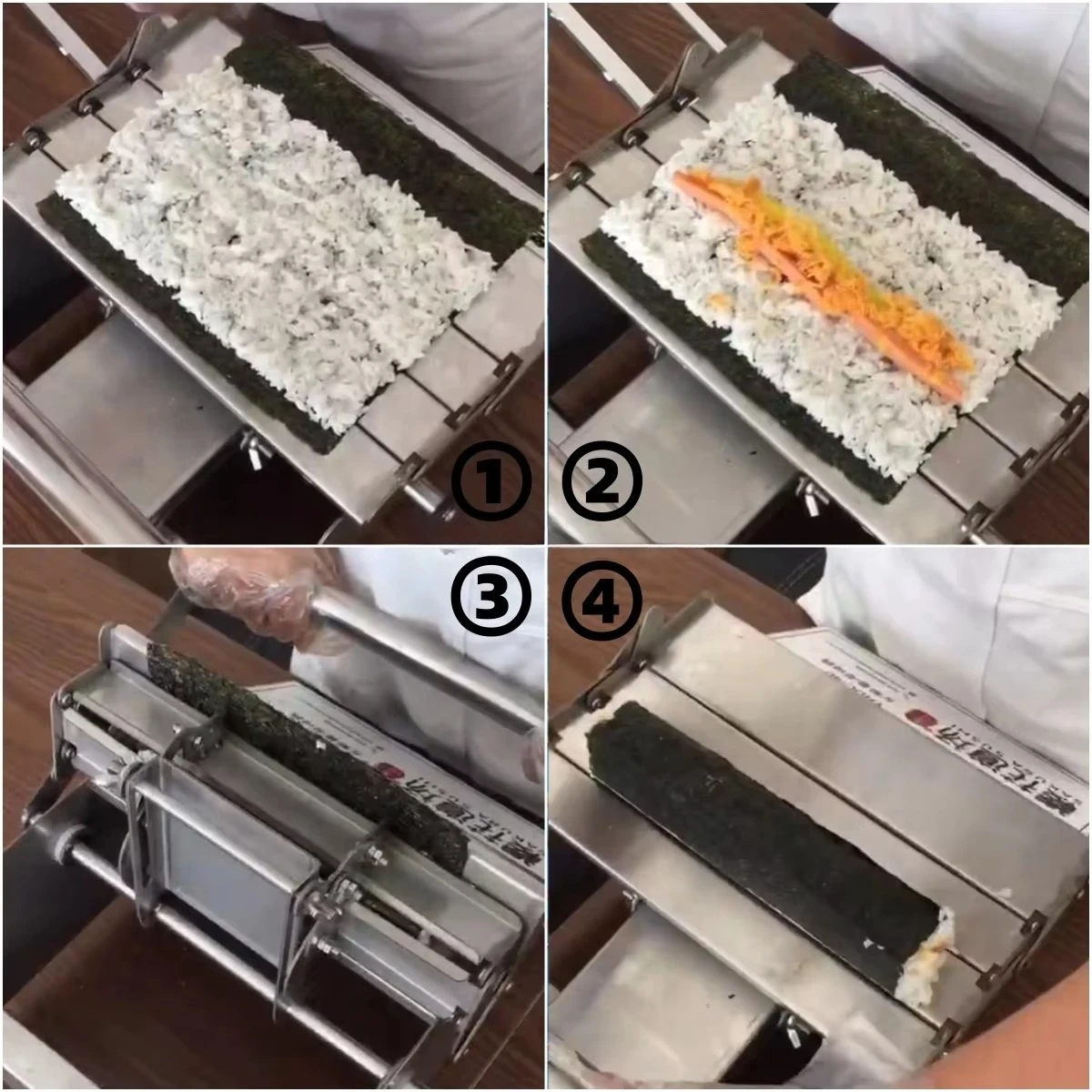 Manual 3.5-4 cm diameter round/square sushi machine