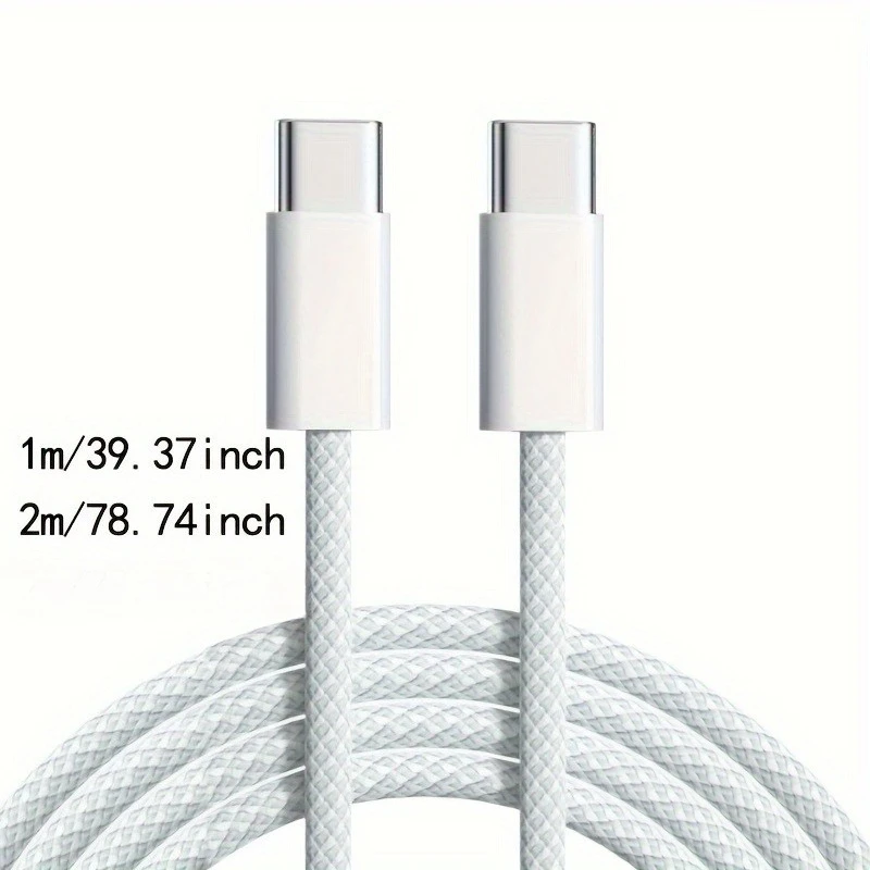 5/10Pcs Universal USB C to C Charging Cord For All Kinds Of Portable Digital Devices