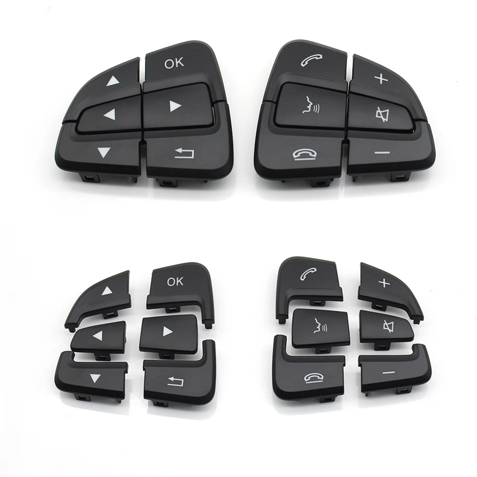 Kit De Reparación De Volante Marrón Para Mercedes Benz 2007-2014 – Incluye Botón, World Graphic, Fabricado En EE. UU.