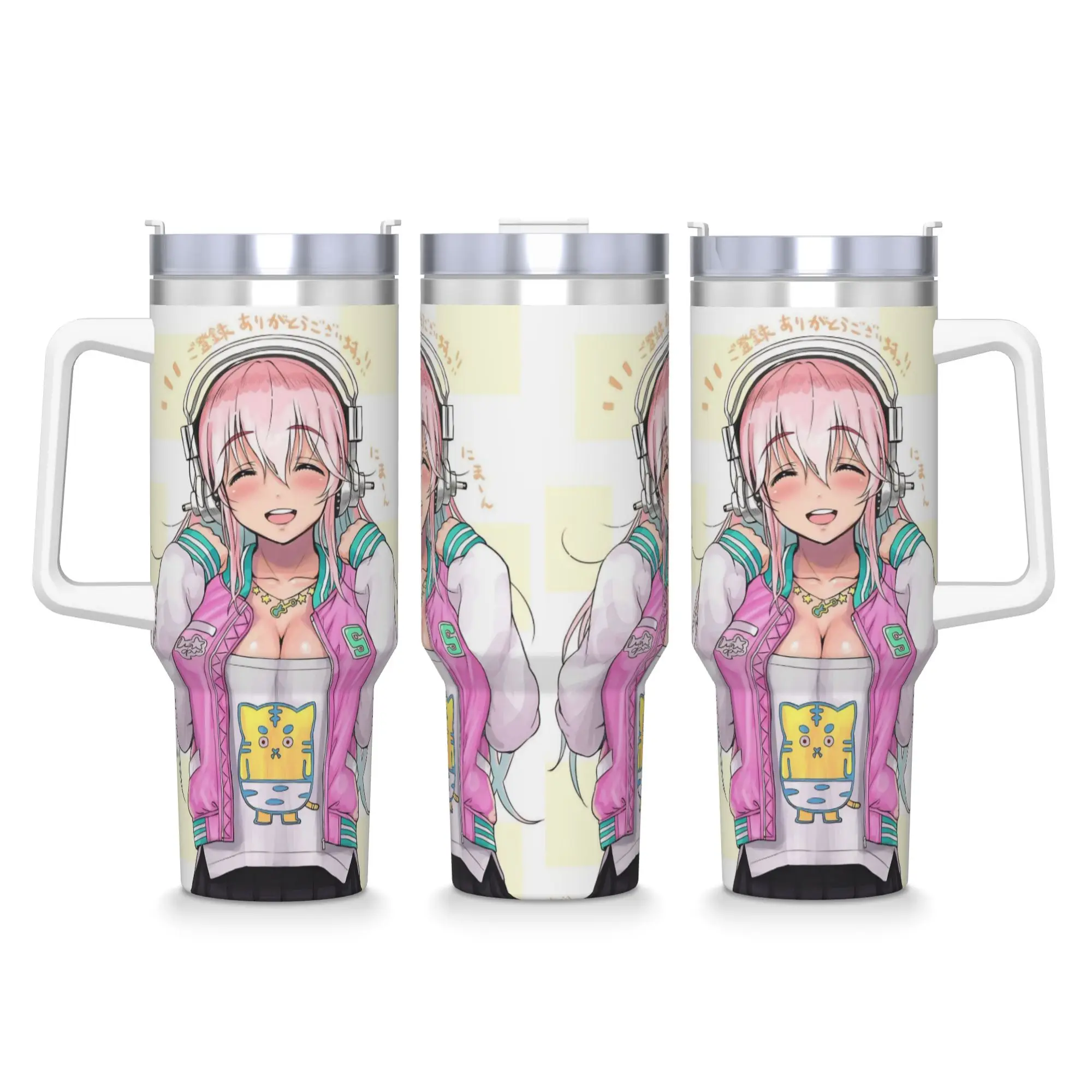 

Стакан из нержавеющей стали, японские термочашки Sonico Manga, портативные кружки для холодных напитков, дорожная графическая бутылка для воды