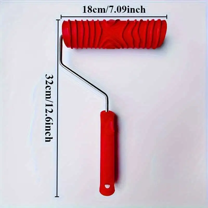 مجموعة أدوات الرسم DIY قطعة واحدة - مجموعة فرش دوارة للملمس، جدار مناسب، أثاث، وديكور منزلي، متعددة المقاسات وسهلة الاستخدام