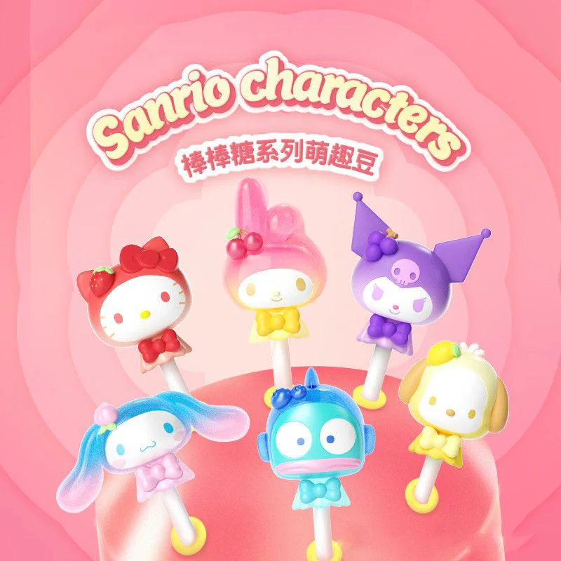 

Коллекционная мини-фигурка Hello Kitty Melody Lollipop Series в слепом пакете: случайная фигурка, украшение для рабочего стола, декоративная игрушка