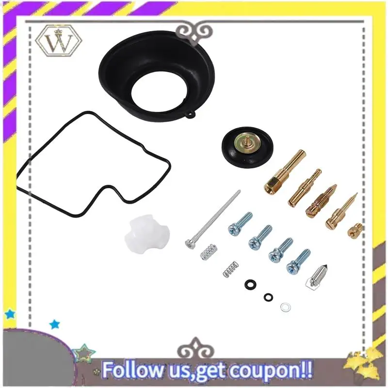 ABXV-Kit de reparación de carburador de motocicleta, configurar diafragma de vacío para cilindro Honda BROS 400 VT400V