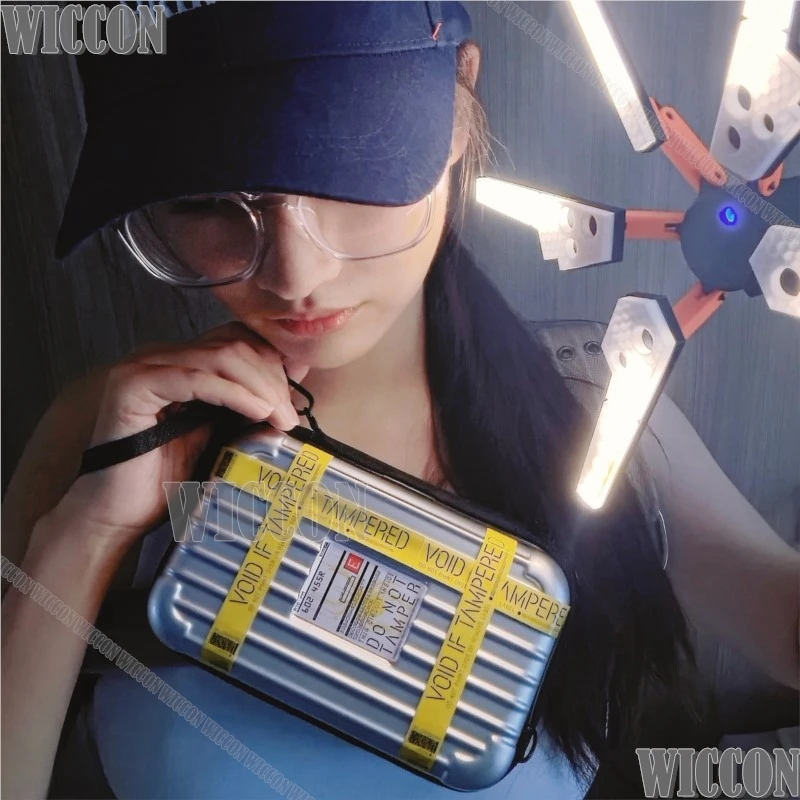 Juego de muerte Sam Mama Strand cintura bolsa teléfono móvil/auriculares/bolsa para tarjetas pegatinas portátil Cosplay accesorios de Halloween carnaval