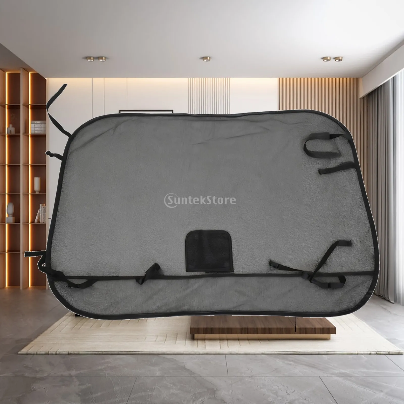 Dog Car Barrier Seat Gate Trunk Barrier Black Net Divider for 2ND Seats & Cargo Area