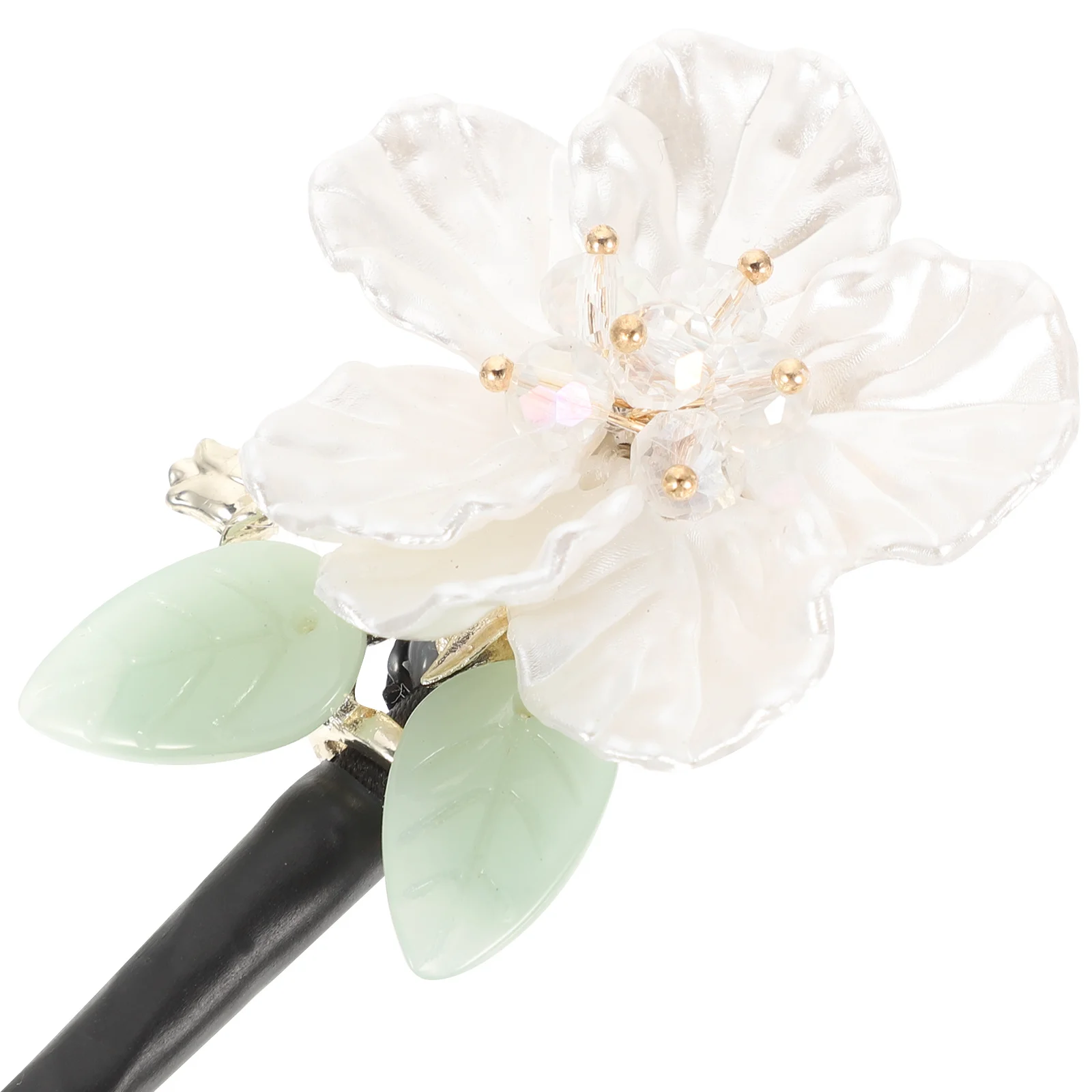 

Elegant Hair Bun Maker with Rhinestones Bun Shaper for Thin Thick Hair Styling Tool Women Daily Wear