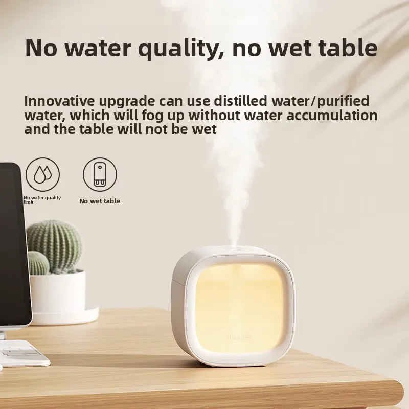 مرطب لاسلكي صغير محمول لمكتب المكتب وغرفة النوم وسكن HU18 مرطب هواء مدمج يعمل بمنفذ USB للأجهزة المنزلية