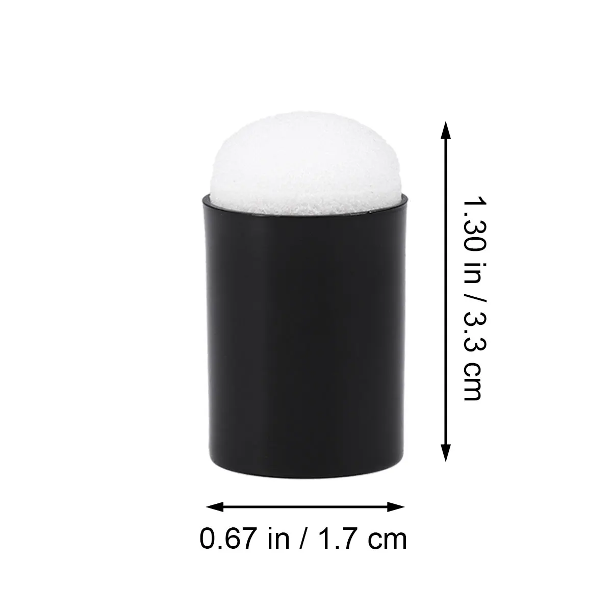 10 個のペイントスポンジツールフィンガーダウバーセット洗えるハンドルデザイン DIY 描画インククラフト活動用