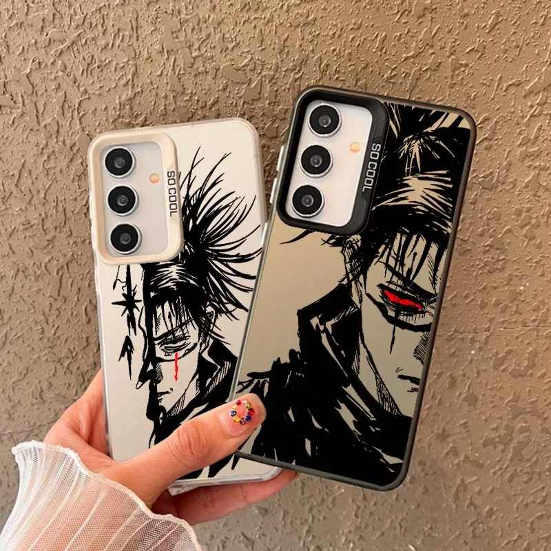 

Jujutsu Kaisen Cool Popular For Samsung A73 A72 A71 A53 A52 A33 A54 A34 A35 A36 A55 A56 5G Colorful Silver Phone Case