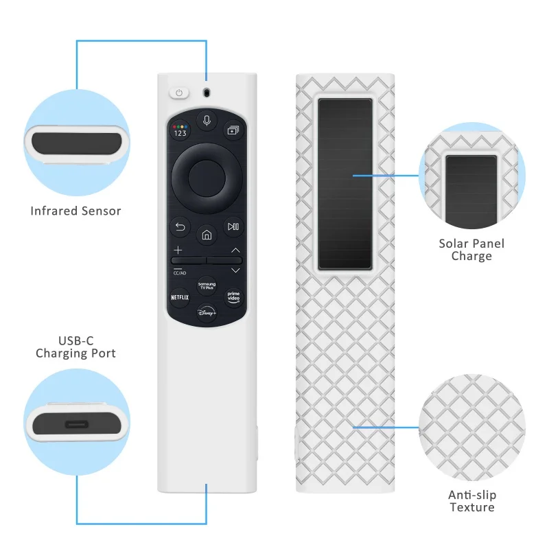 New Samsung Bn59tv Remote Control Protective Sleeve Anti-Lost and Anti-Fall Dustproof Silicone All-Inclusive Protective Case