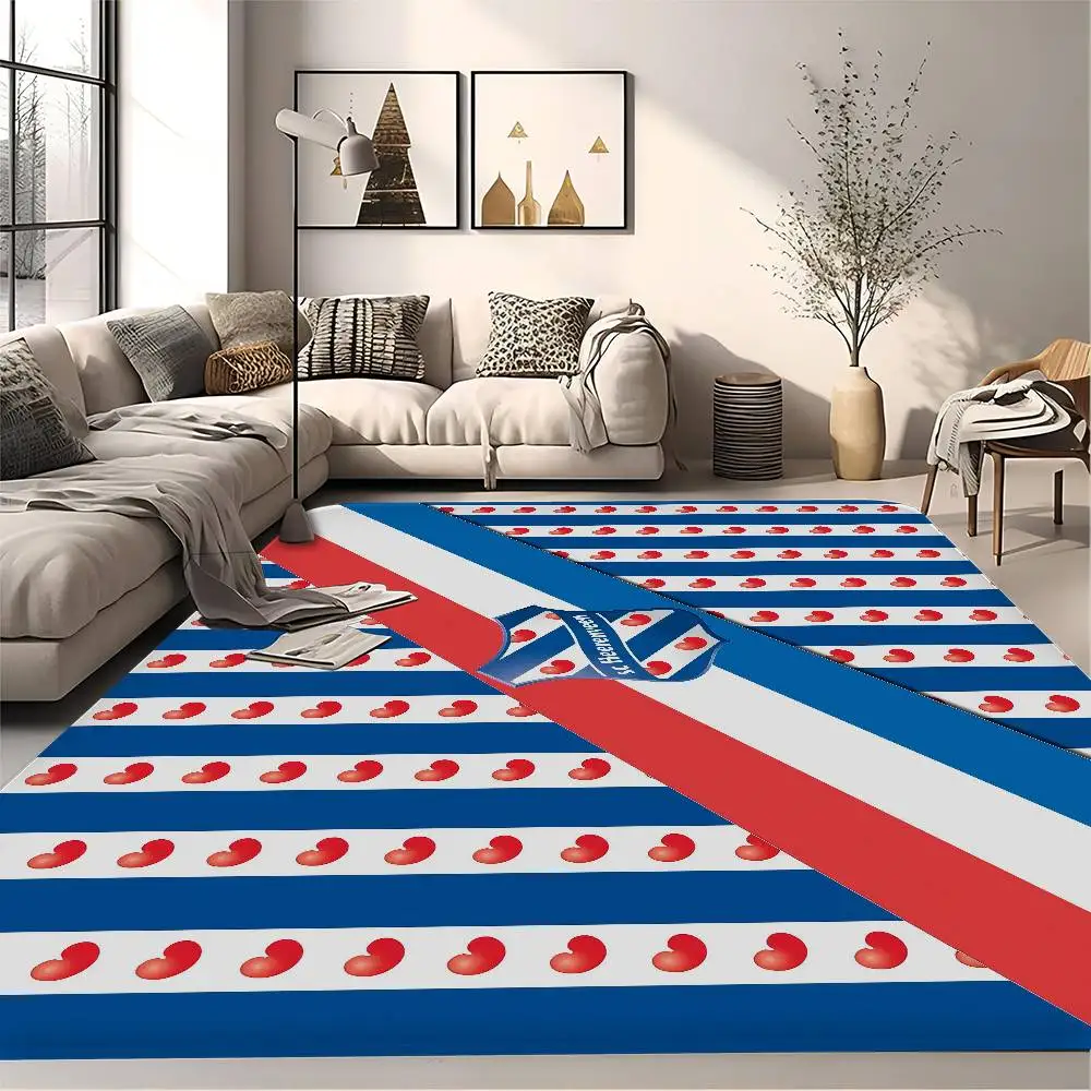 S-SC Heerenveen Küchenmatte im nordischen Stil, Schlafzimmer, Wohnzimmer, Fußmatte, Zuhause, Balkon, rutschfest, Willkommensteppich