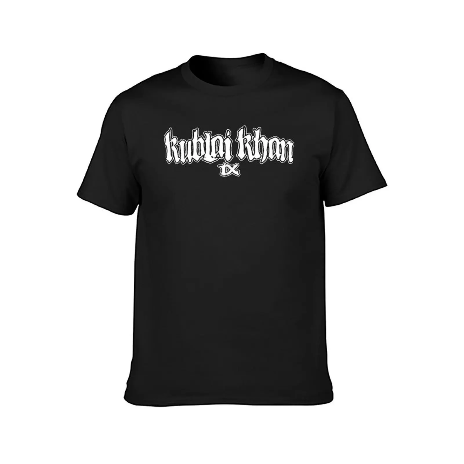 Kublai khan tx band entwirft t-shirt schnell trocknendes erhabenes t-shirt für männer