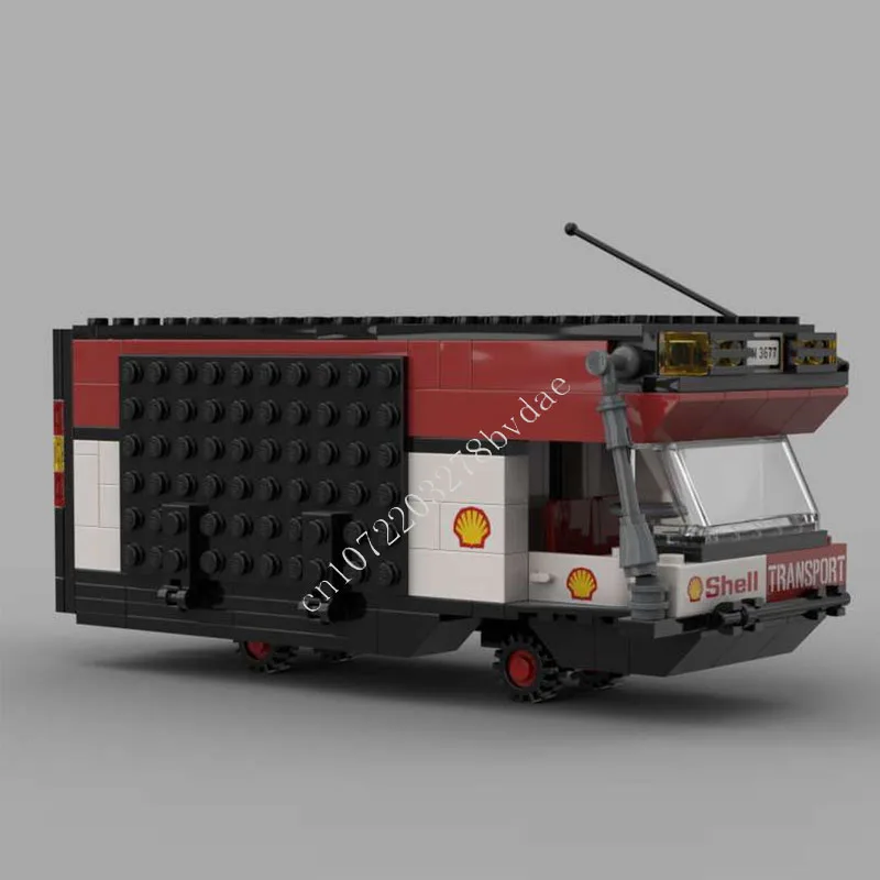 161PCS Transport Lorry MOC Creative street view Model Building Blocks Architecture DIY Education Assembly Model Toys Gifts