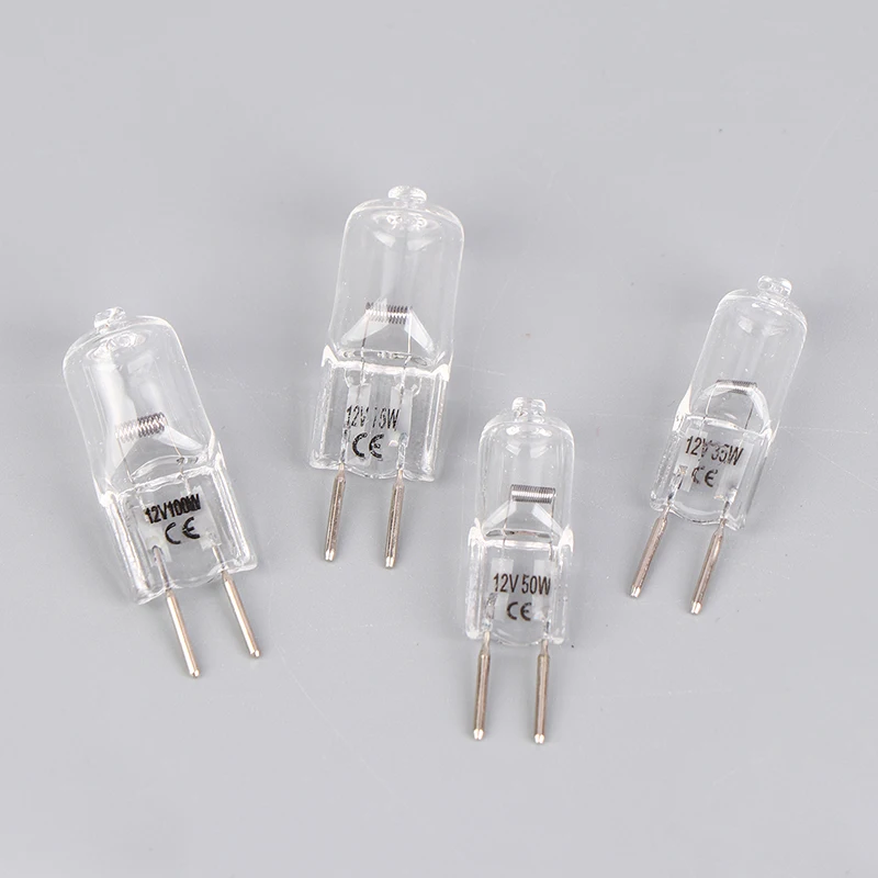 1Pc G6.35 12V 20W 35W 50W 70W 100W Bulb Machine Work Lamp Bulb G6.35 Aroma Lamp G6.35 Microscope Optical Instrument Bulb