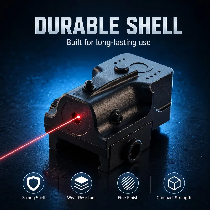 Shake‑proof Red‑light Indicator Hobby Part, Compact Decor Module for Hand‑assembled Hobby Scene Building